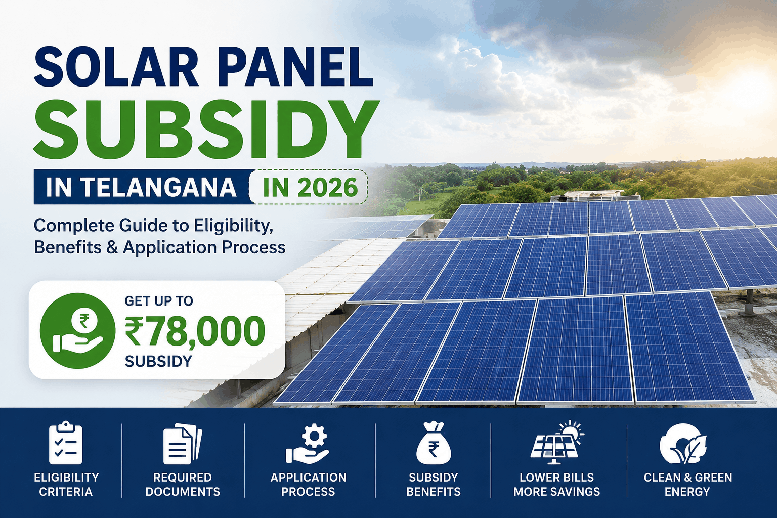 Solar Panel Subsidy in Telangana